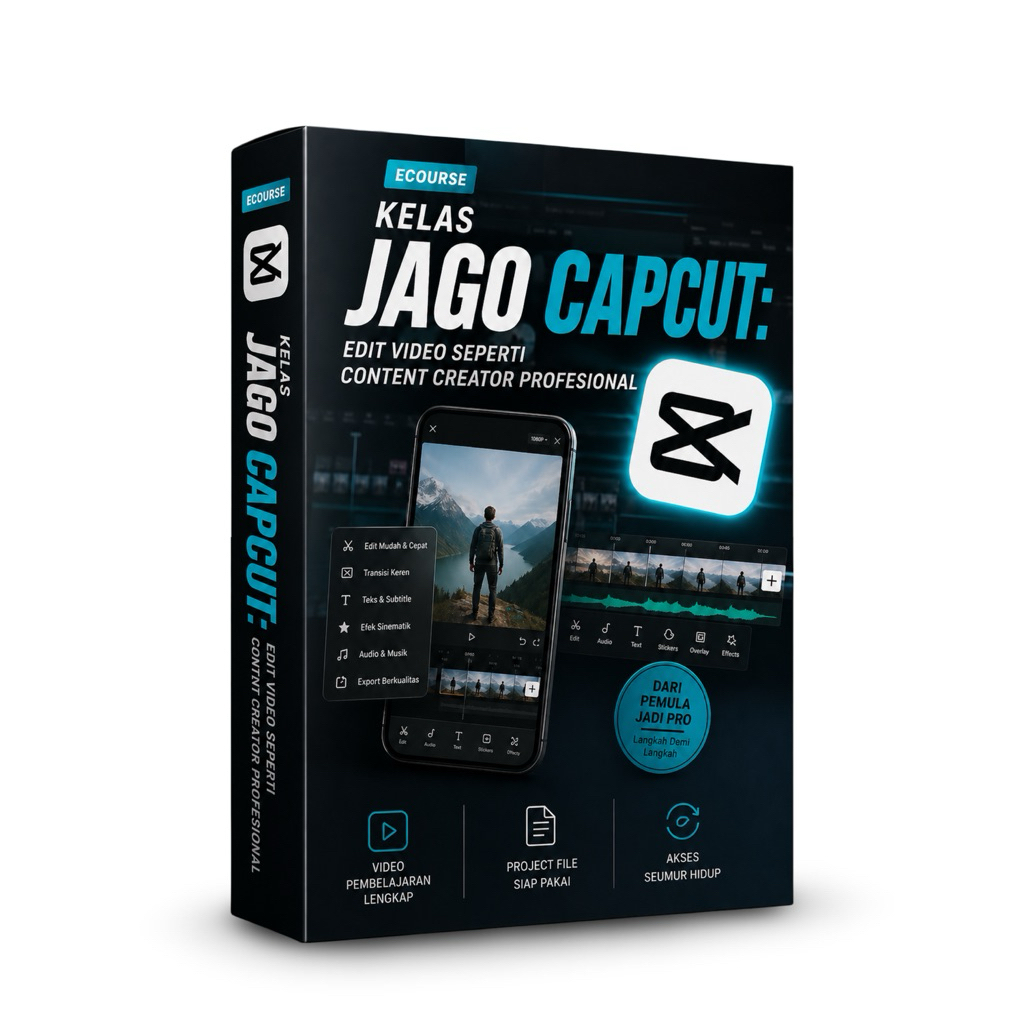 Kelas Jago Editing CapCut: Buat Video Ala Content Creator Profesional