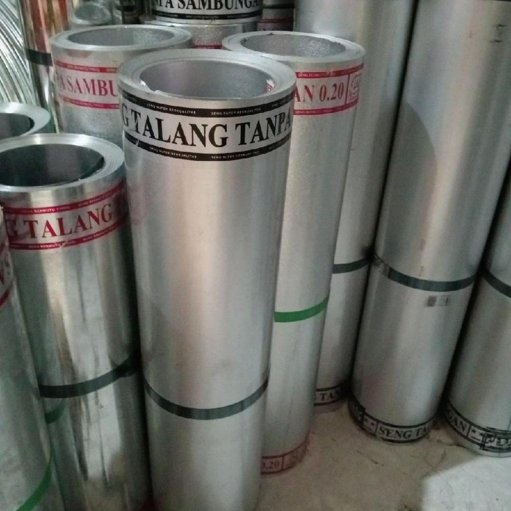 Seng plat Galvalum atap gerobak 120 90 60 cm / plat galvalum varian ukuran