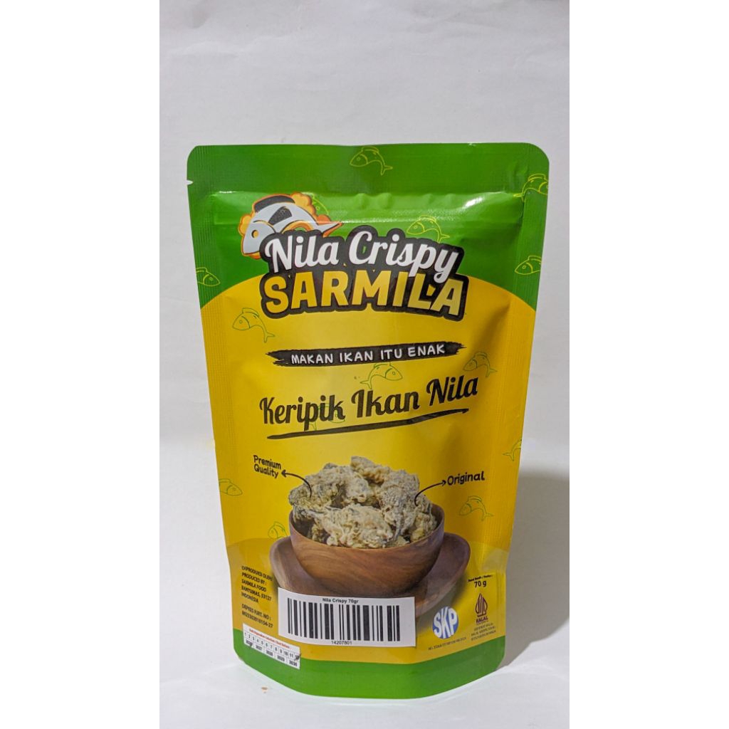 Nila Crispy/Keripik Ikan Nila/ Baby Fish Netto 70 g