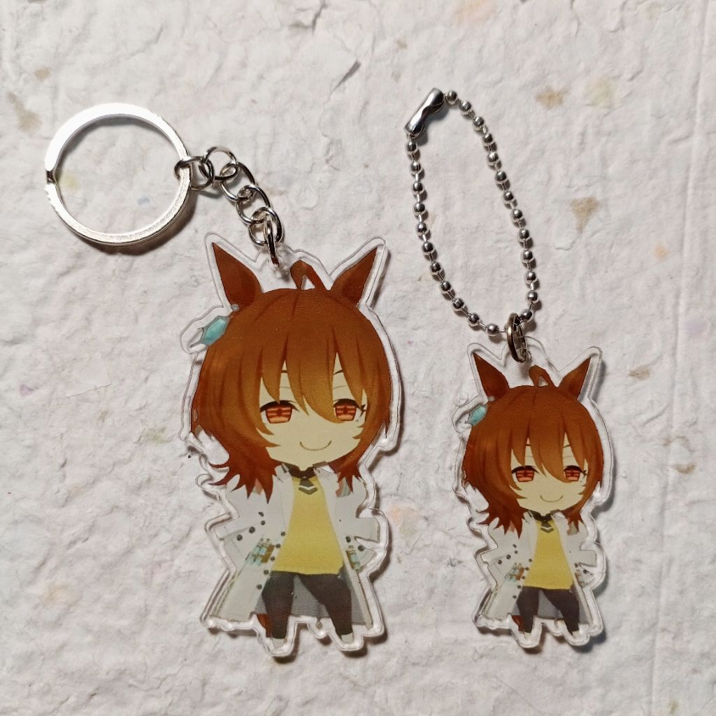 ganci Agnes Tachyon Umamusume keychain gantungan kunci Low Cortisol Agnes Tachyon