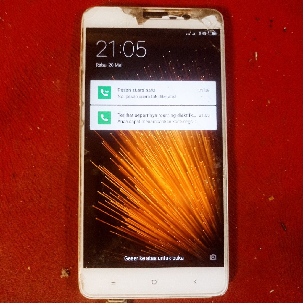 Mesin Xiaomi redmi note 3 MTK Ram 2GB internal 16GB