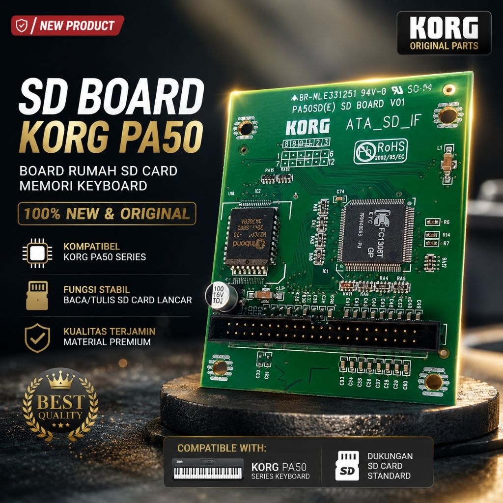 Board Rumah Sd Card SD Board Memori Keyboard Korg pa50 Sd New