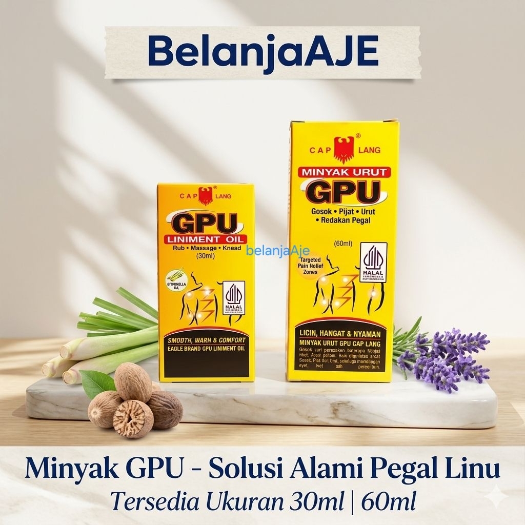 Paket Grosir Minyak GPU 30ml | 60ml Cap Lang