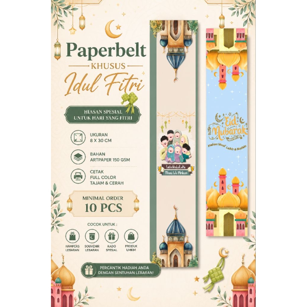 Paper Belt Idul Fitri Paperbelt Murah Paperbelt Premium Paperbelt Tema Lebaran Paperbelt Lebaran