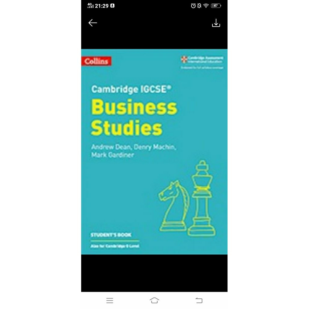 buku cambridge igcse business studies