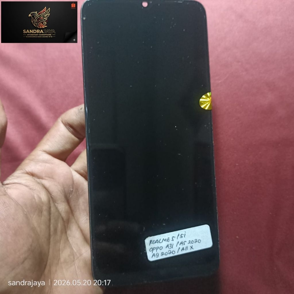 LCD Ori copotan REALME 5/5i Oppo a52020 Oppo a9 2020 Oppo a31