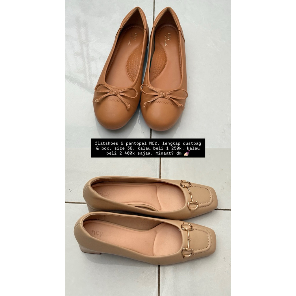 prlvd sepatu hak & flatshoes ncy