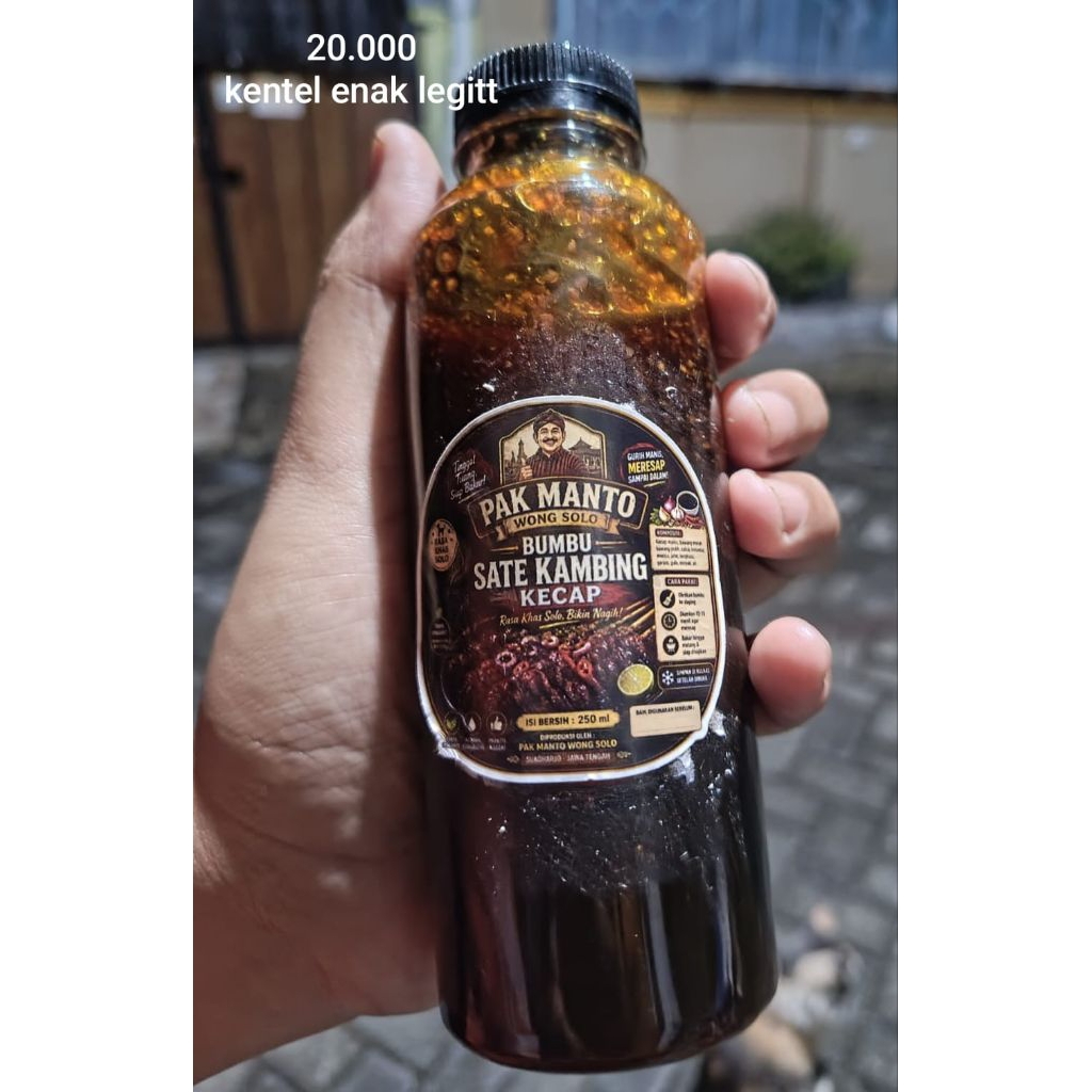 Bumbu Sate Kambing Pak Manto - Kental - Gurih