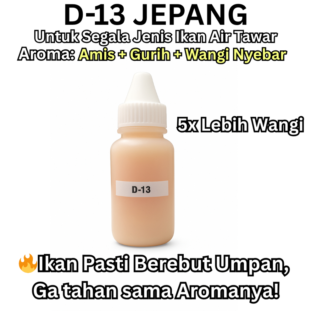 D-13 Jepang 30ml Premium Warranty Gol Fishing