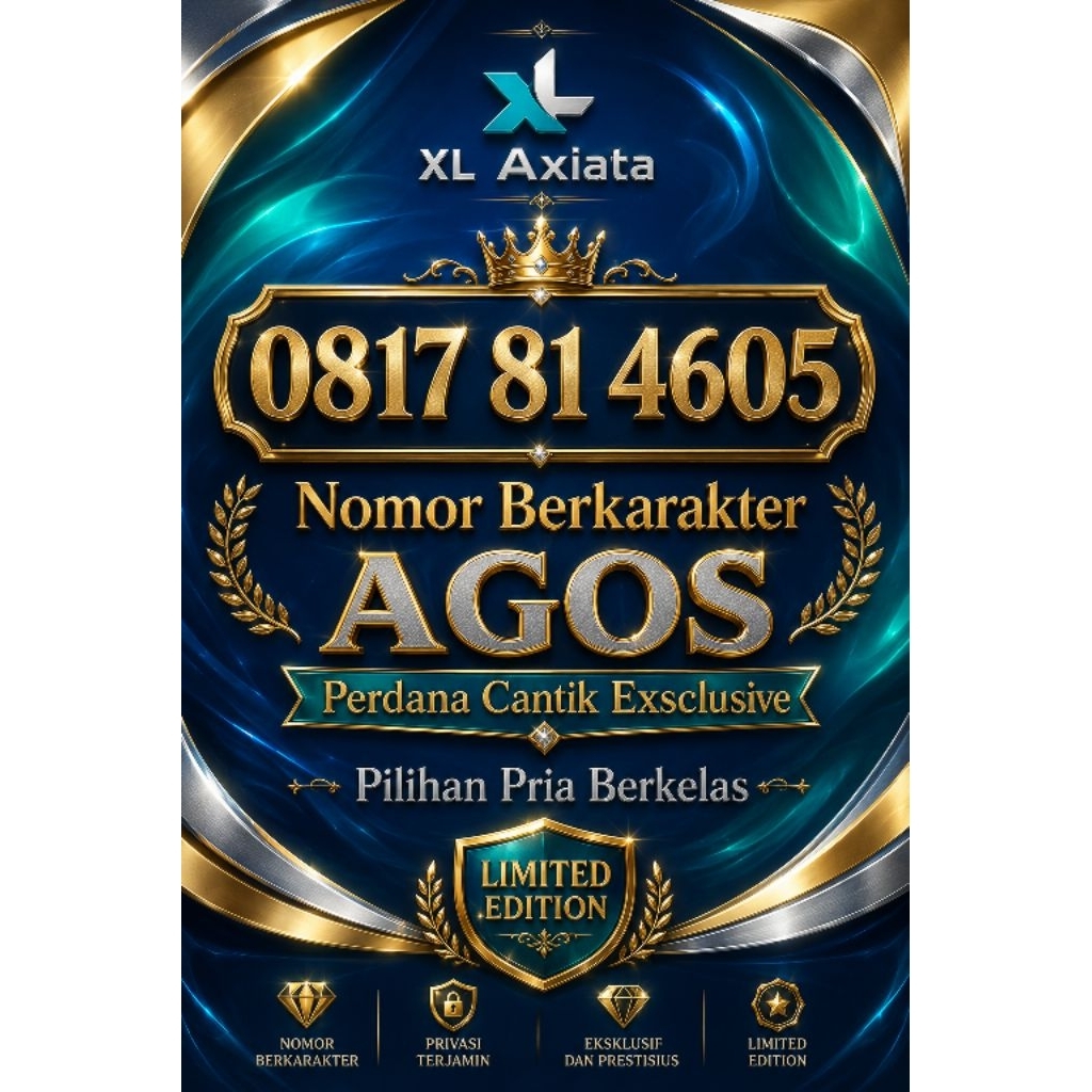 Nomor Cantik Premium XL 10 DIGIT REGULER Limited Edition Berkualitas dan Berkelas Spesial Varian Ang