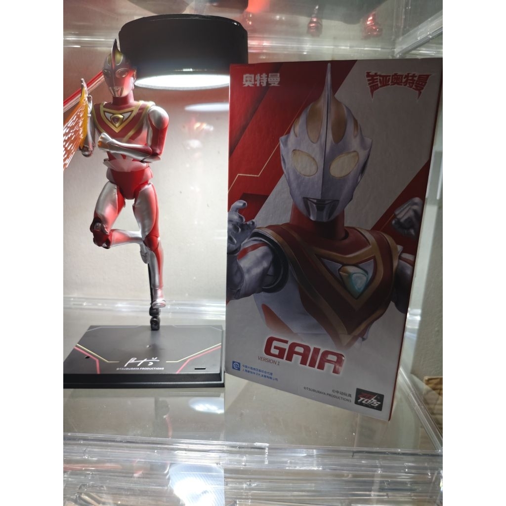 Zd Toys Original Ultraman Gaia BIB Fulset Mulus Lengkap