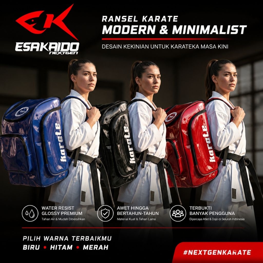 ESAKAIDO - RANSEL WATERPROOF KARATE
