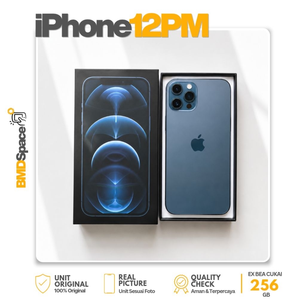 IPHONE 12 PRO MAX 256GB SECOND INTER BEA CUKAI ORIGINAL APPLE
