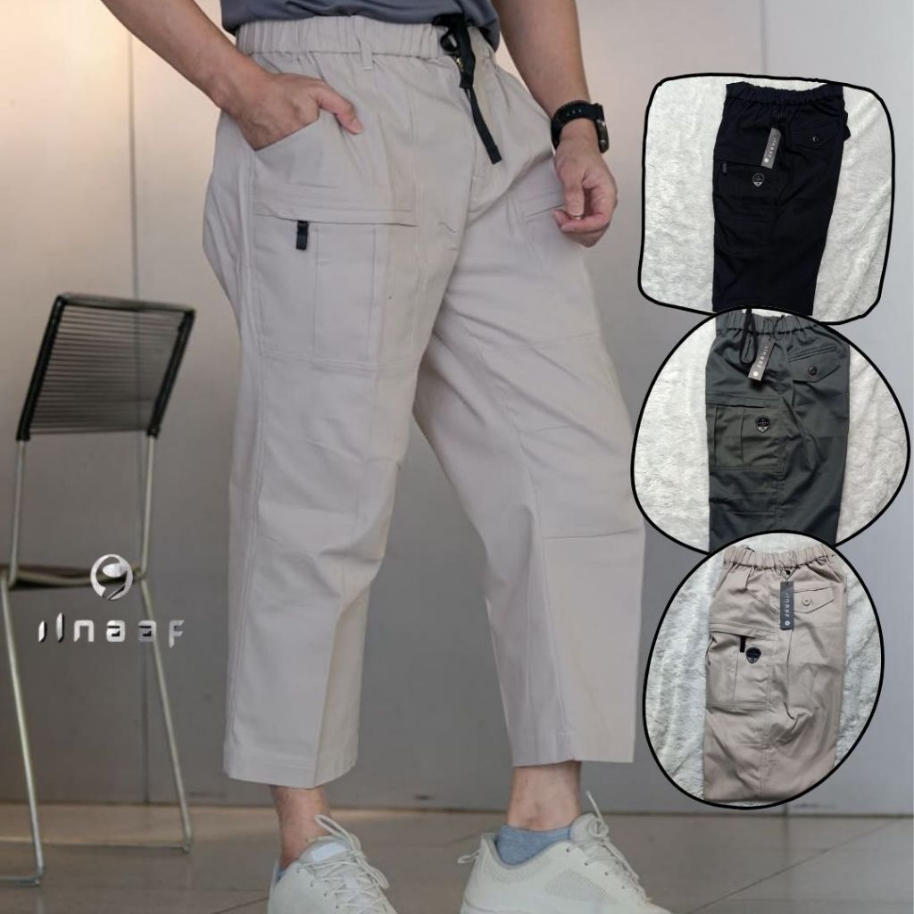 ILNAAF | Sirwal Outdoor Pria Bahan Katun by Ilnaaf | Celana Komprang Muslim Murah Adem M, L, XL, XXL