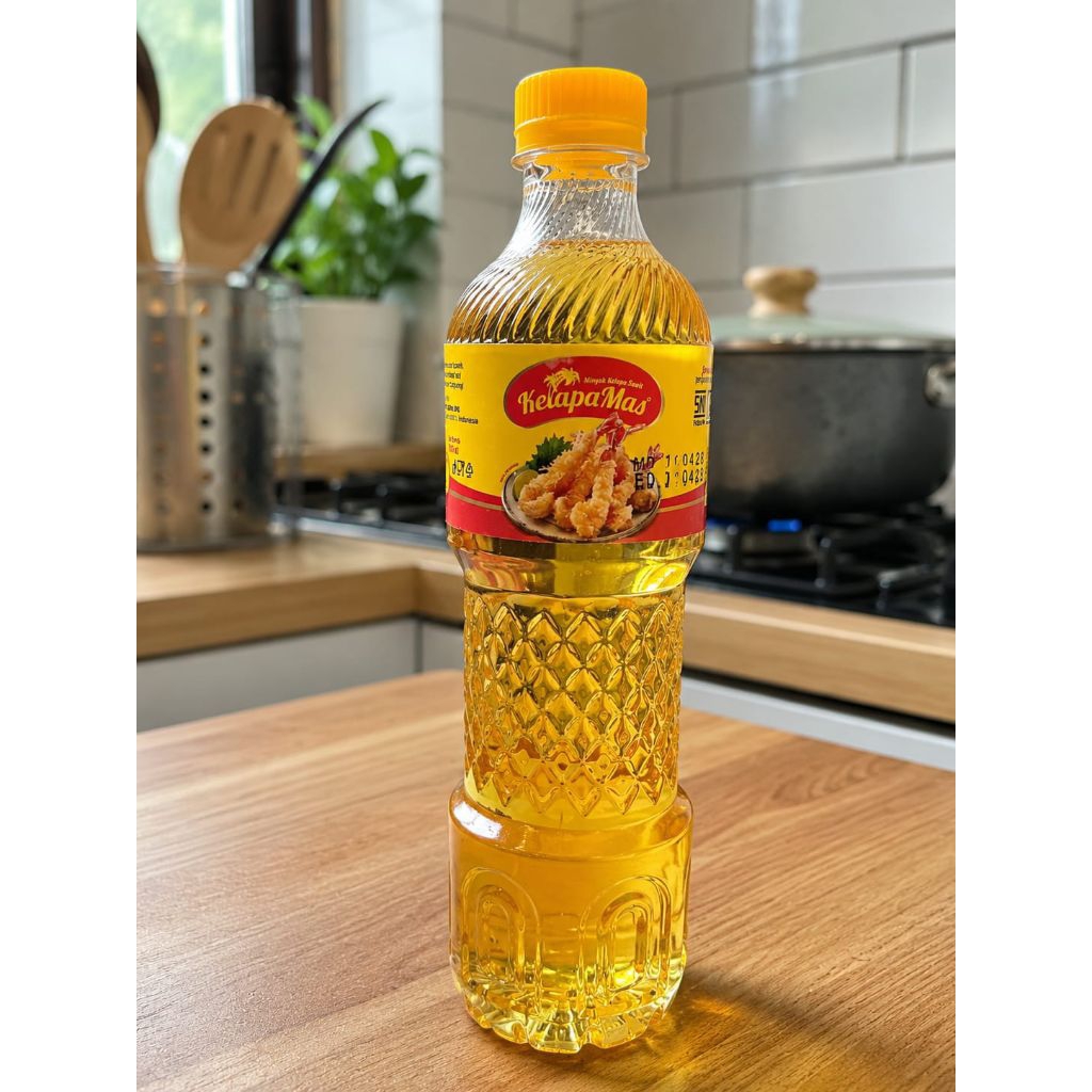 Premium Minyak goreng kelapa mas 700 ml bening