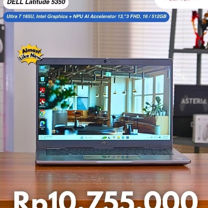 Dell Latitude 5350 Core Ultra 7 165U 16/512GB 14" FHD