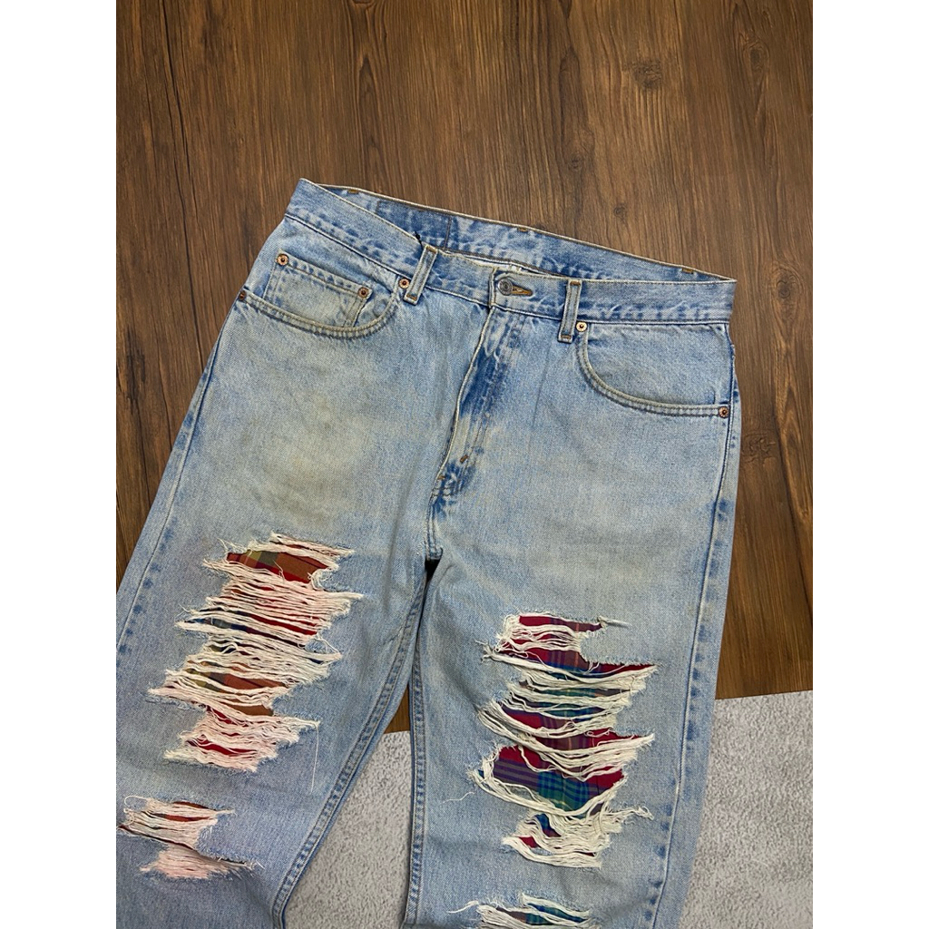 LEVIS 505 STONE WASHED JEANS