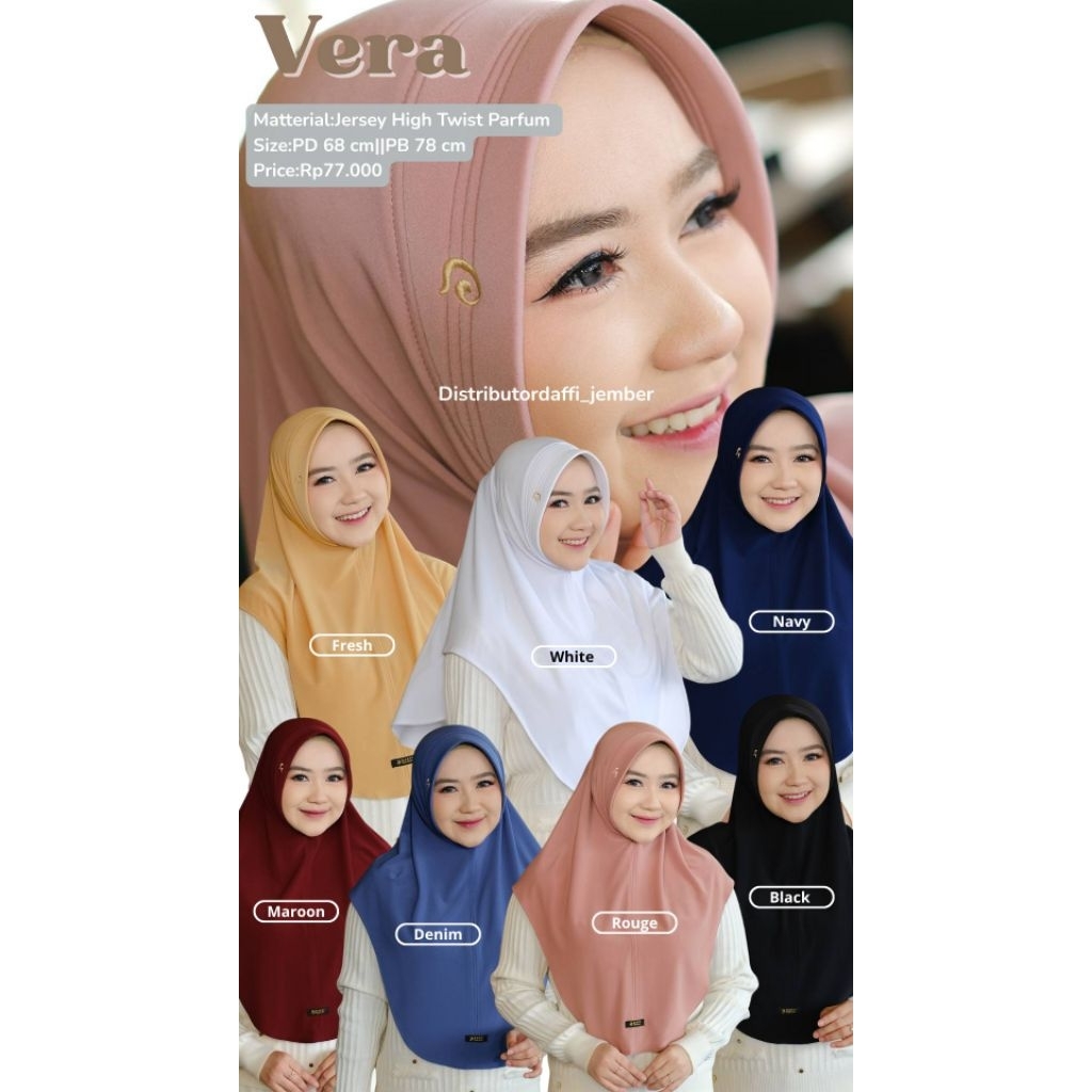 DAFFI HIJAB VERA SERIES HIJAB INSTAN BY DAFFI