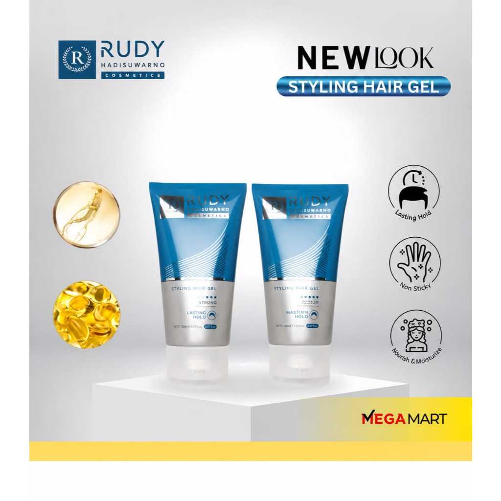 Rudy Hadisuwarno - Hair Gel Pria | Gel Rambut Pria | Pomade | Hair Styling