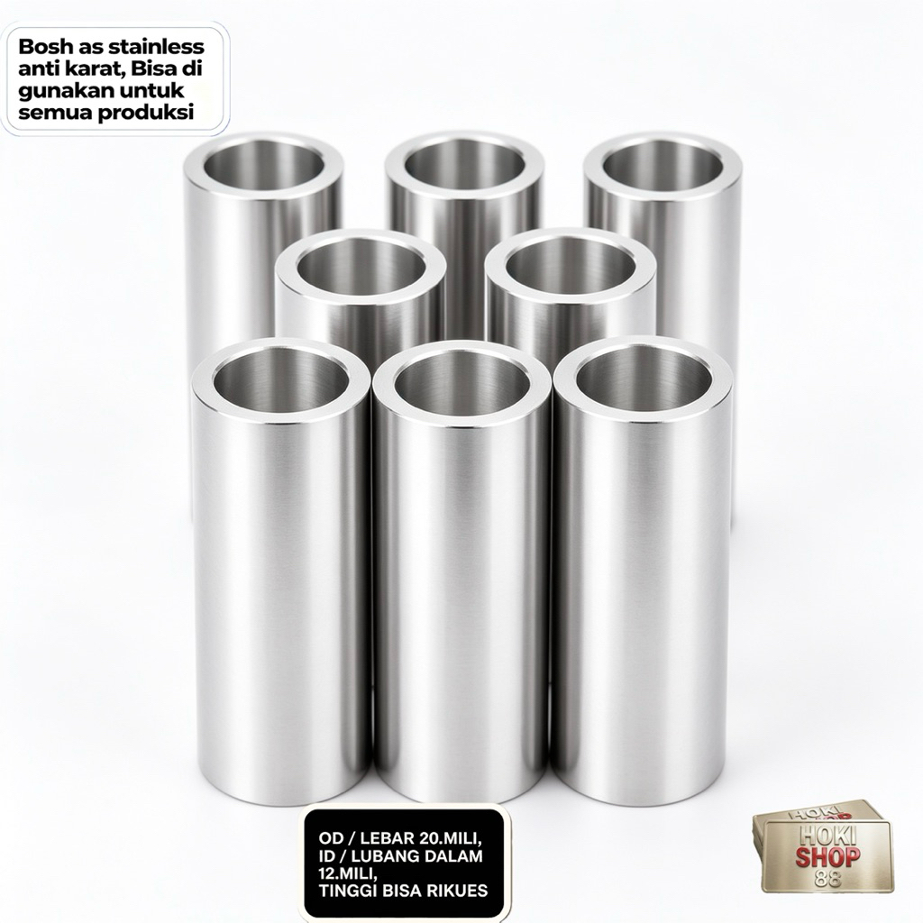 Ring/Bosh Stainless As 12mm Diameter Luar 20mm