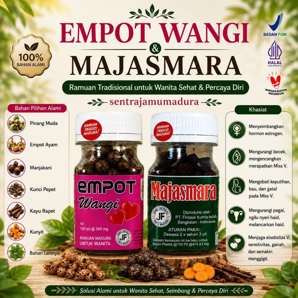 Jamu Madura Empot Wangi Majasmara BPOM Empot Super  Manjakani Firdaus Jafir