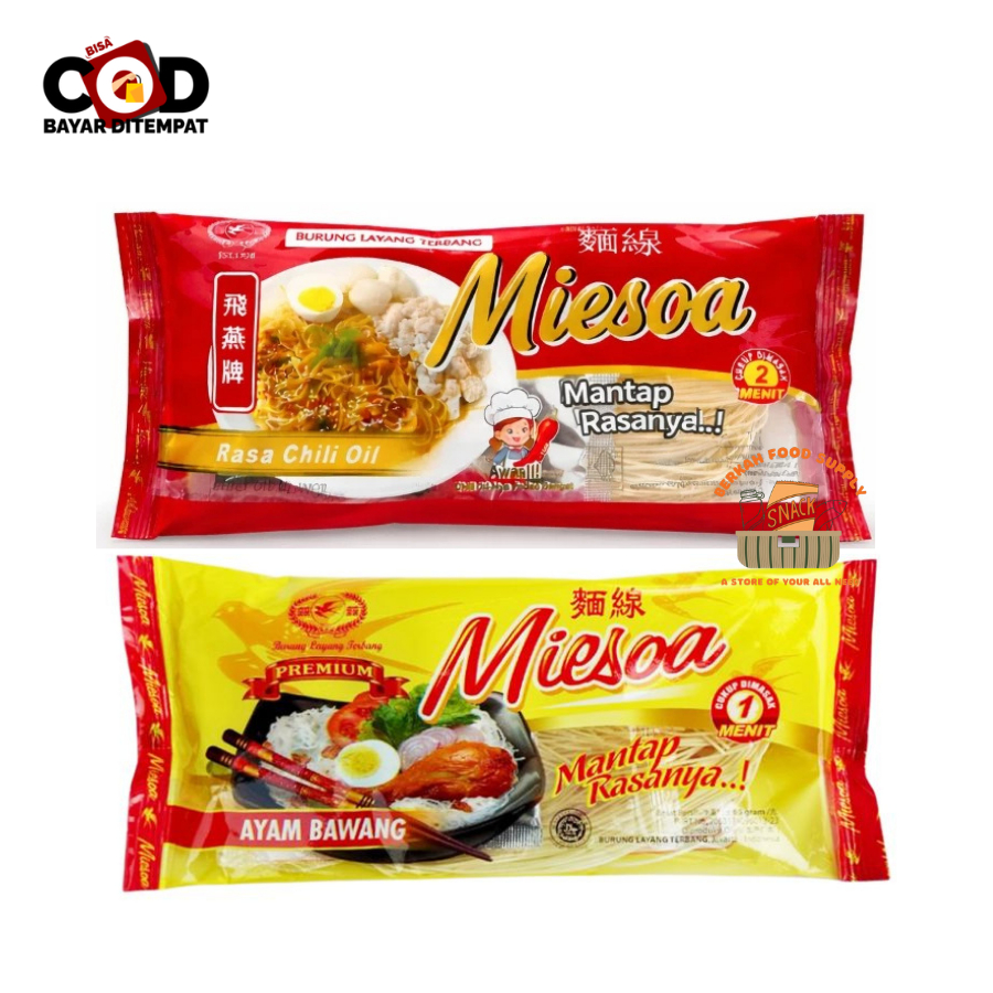 Miesoa Instant Burung Layang Terbang / Miesua / Misoa instant /  Misua Cap Burung Layang Terbang Aya