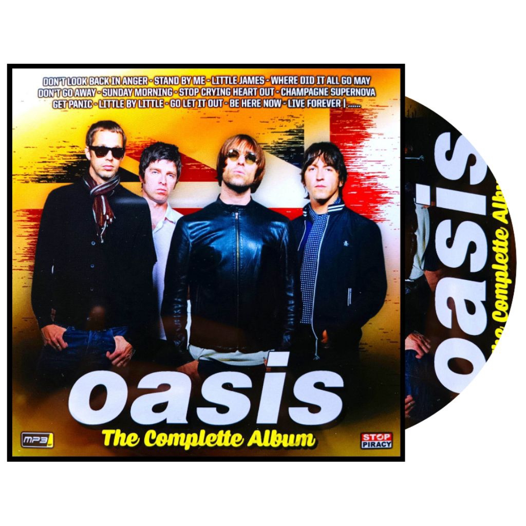 KASET MP3 LAGU BARAT OASISS BAND LENGKAP - CD MP3 AUDIO LAGU BISA DIMOBIL - CD MP3 LAGU MOBIL - CD M