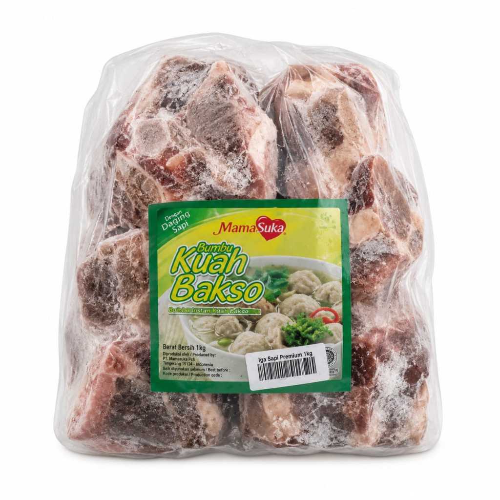 Tulang Iga Gondrong 1 Kg Kualitas Baik Free Bumbu Kuah Bakso
