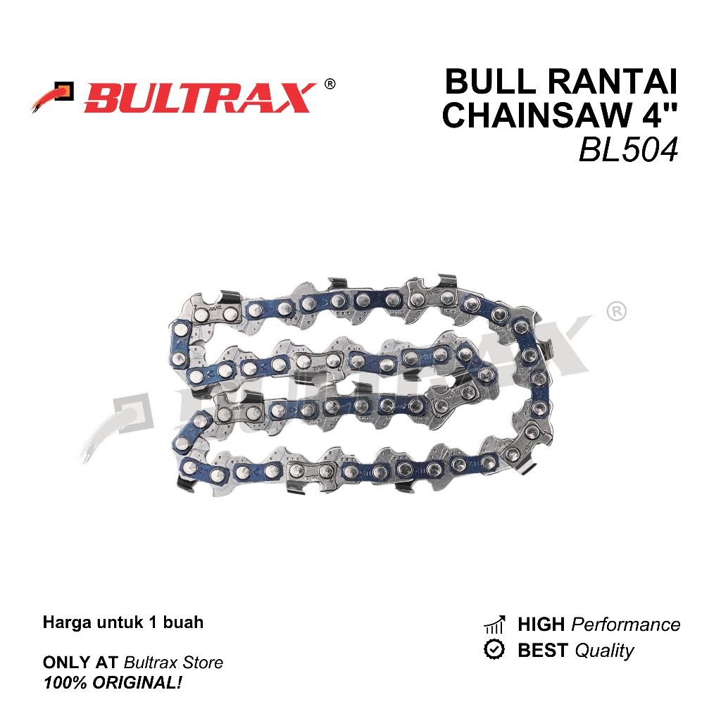 BULL Rantai Chainsaw 4 Inch BL504 Mata Rantai Mini Chainsaw