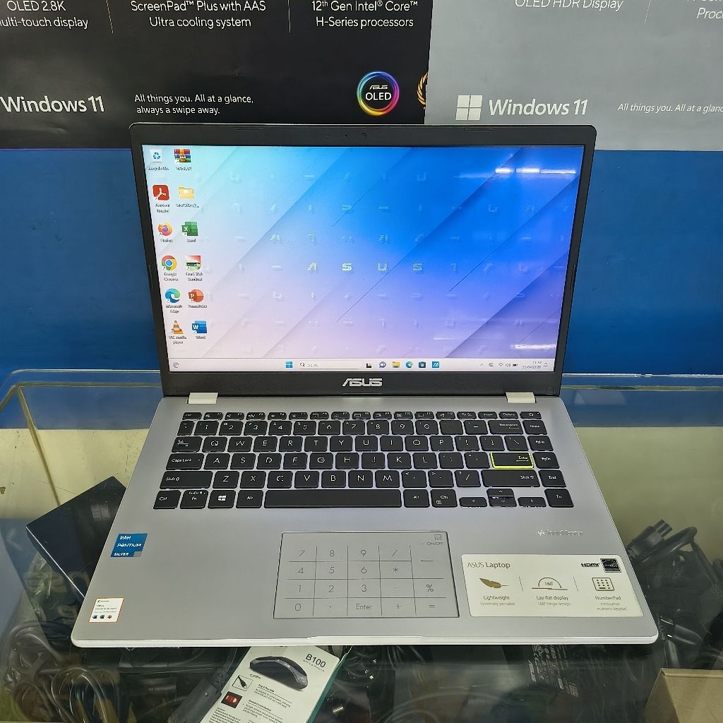 Asus VivoBook E410KAO Intel Pentium Silver N6000 Ram-4GB SSD-256GB 14inchi