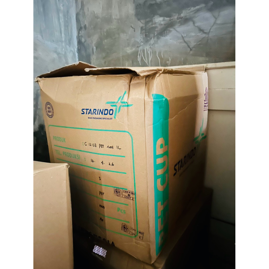 hanya cup pet 12 oz