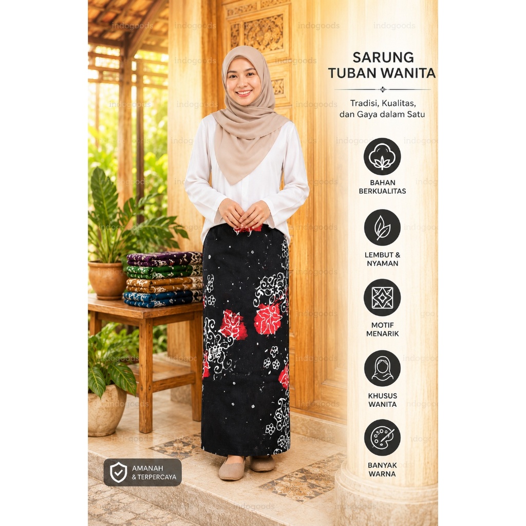 Paket KODIAN - Sarung TUBAN Batik Wanita Madura Asli Motif KHAS (1 Kodi Isi 20 Pcs) Grosir Murah