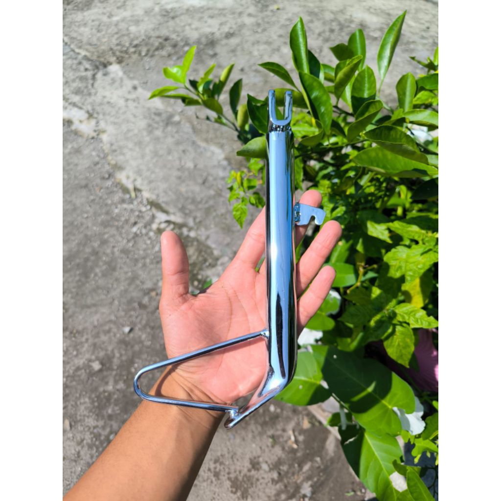 jagang samping standar samping CBR 150R FACELIFT panjang 28cm pnp megapro FINISHING CROME CELUB