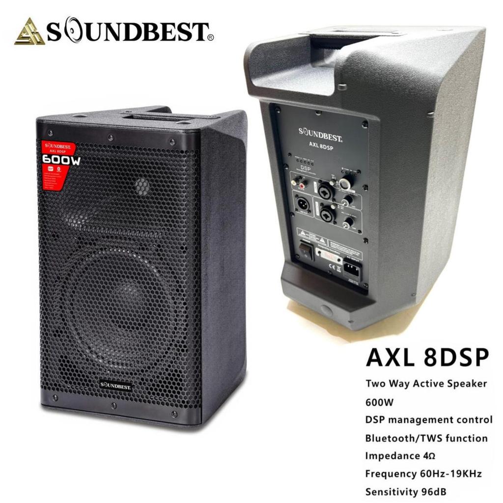 Audio Speaker Aktif Soundbest AXL 8 DSP Original 8 inch Active AXL8 DSP