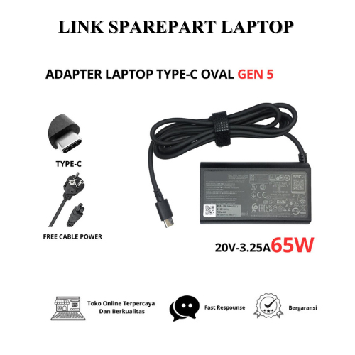 Output:120V 3.25 65W  .Line frequency: 50Hz/60Hz .Adapter Rating input: 100VAC ~ 240VAC .Adapter Rat