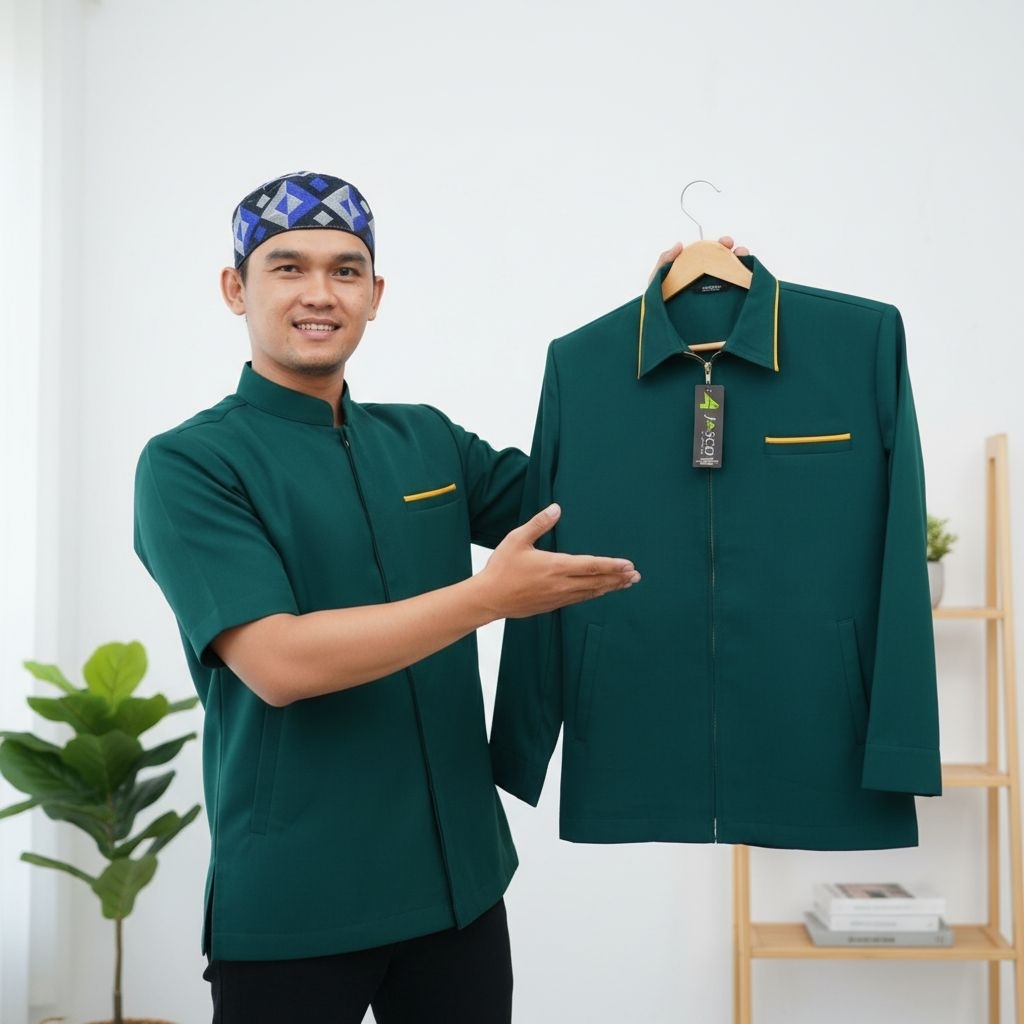 Jasket Jas pria Jaket Blazer Pria Semi Formal Hijau Botol Abu Hitam Lengan Panjang Kantor Santai Dos