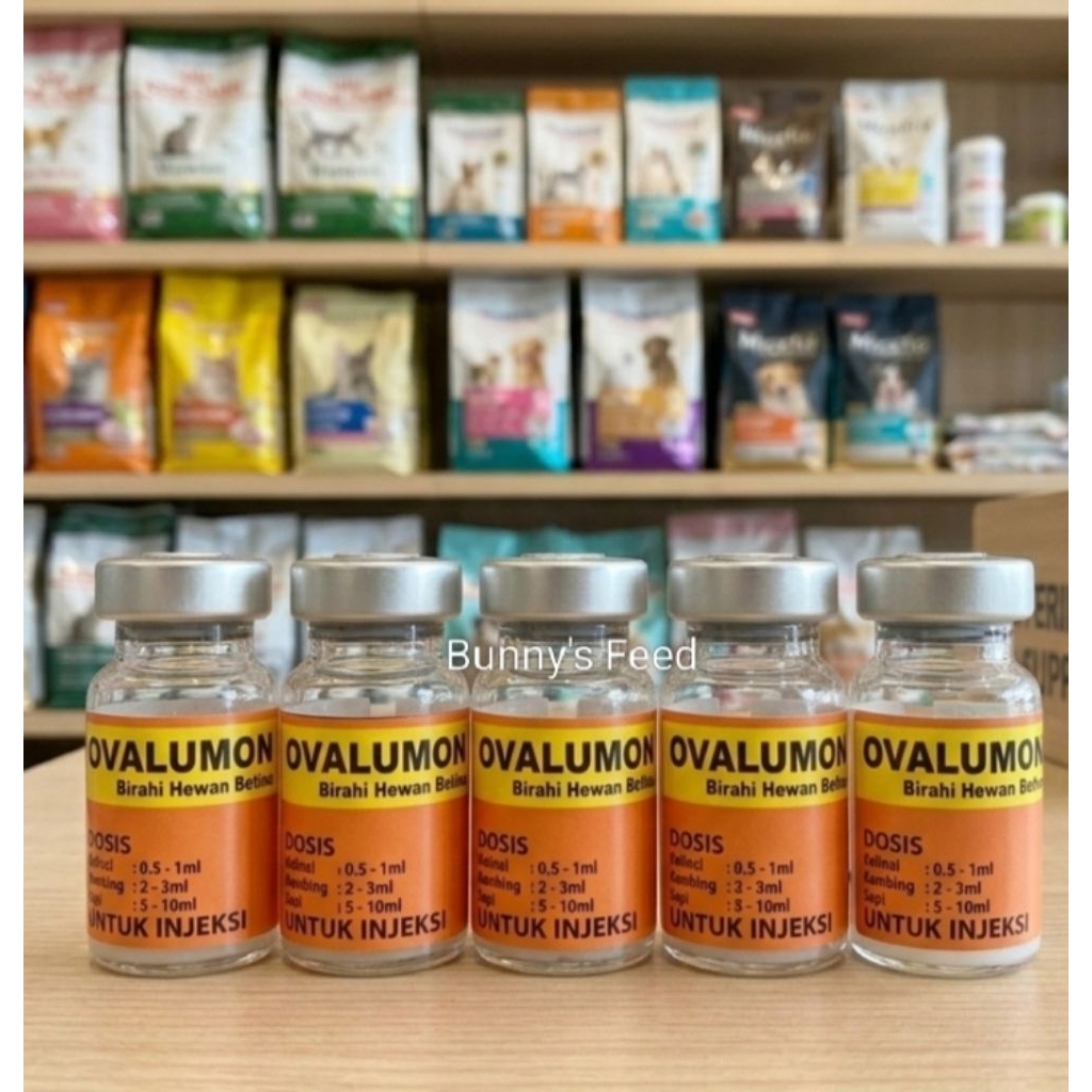 Ovalumon 5ml - Obat Birahi Hewan Kelinci Kucing