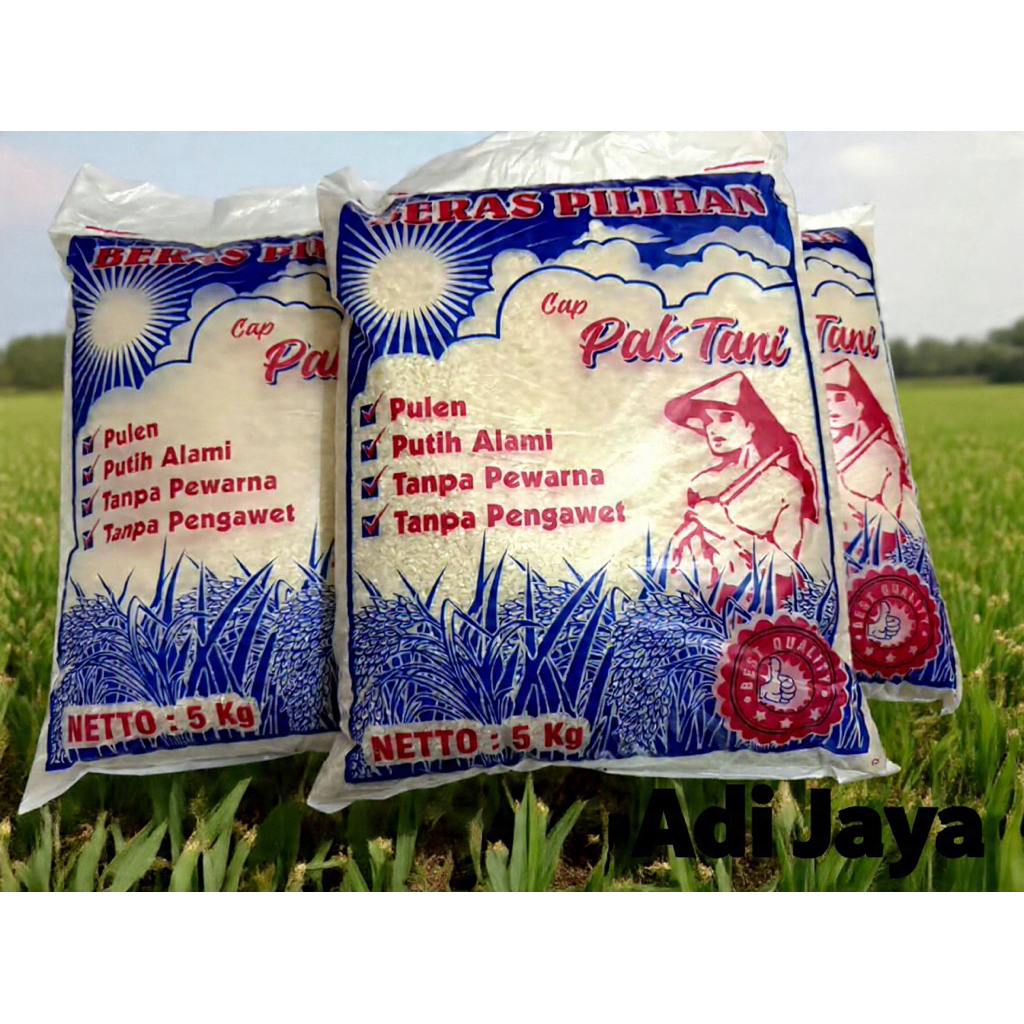 beras cap pak tani 5kg beras 5kg beras 5 kg