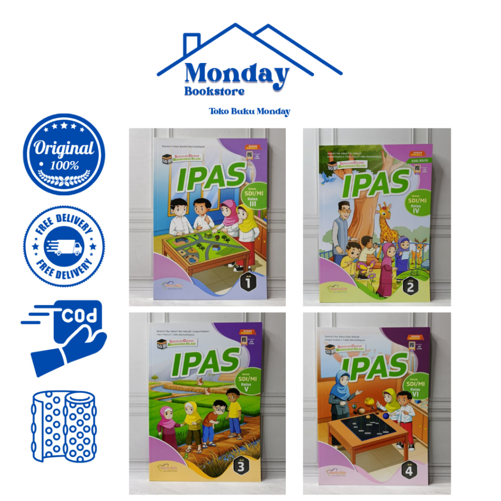 PUSTAKA MULIA SDBI IPAS KELAS 3,4,5,6 SD/MI KURIKULUM MERDEKA