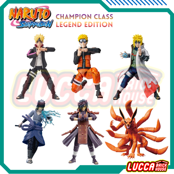 Blokees Naruto Champion Class CC01 Boruto Uzumaki CC02 Naruto Uzumaki CC03 Minato Namikaze CC04 Sasu