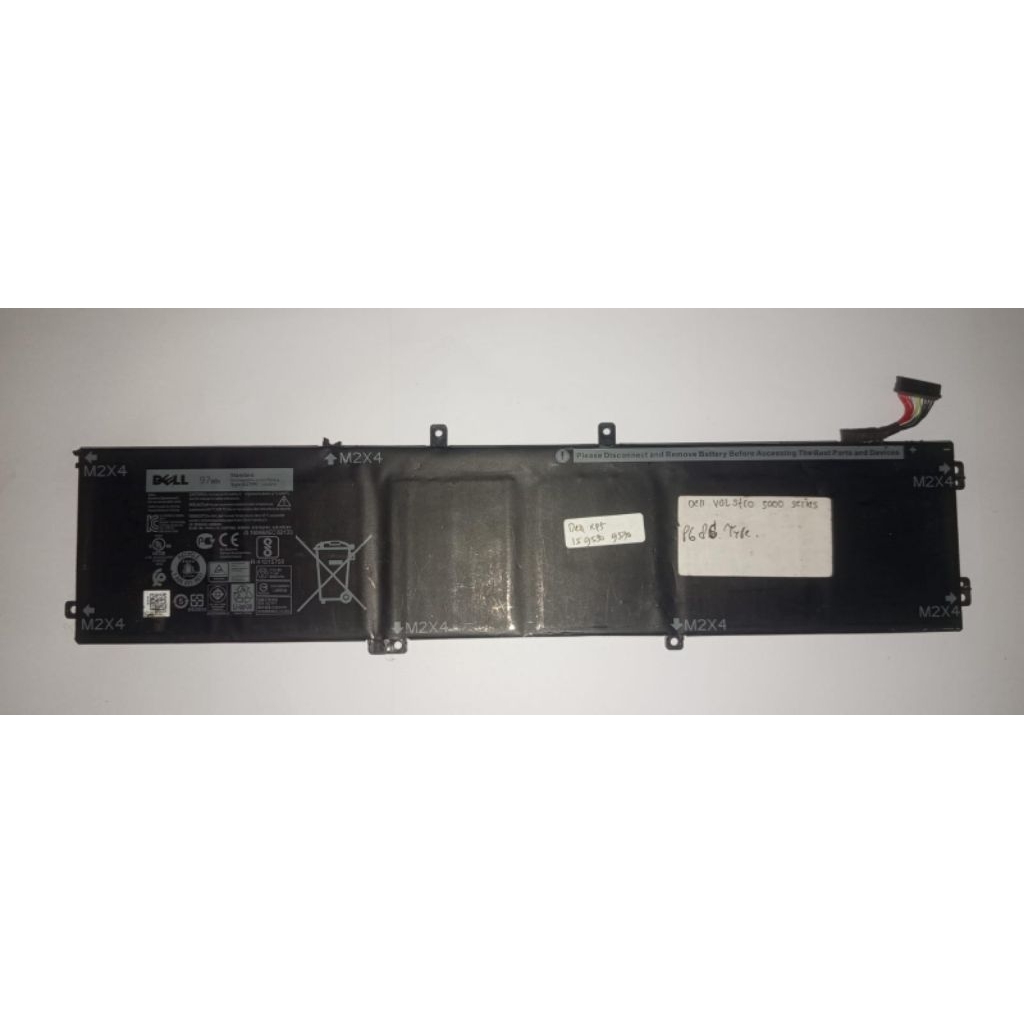 Baterai 6GTPY DELL XPS 15 9550,9560,9570 second original