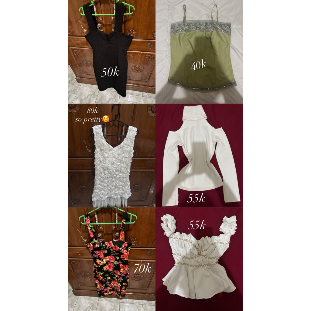 y2k top polkadots kawaii and coqquate 2000s (BACA DESKRIPSI)