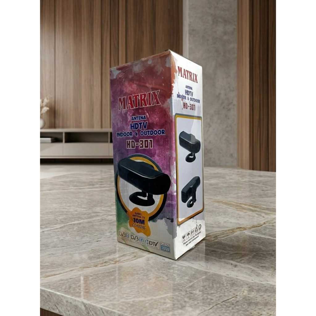 ANTENA TV DIGITAL HD 301 + BOOSTER HD301 MATRIX