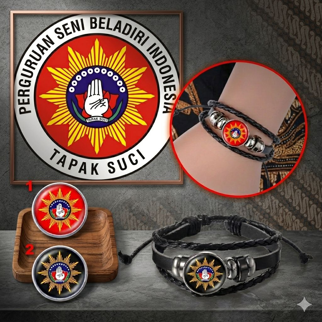 Gelang Tapak Suci Kepang - Gelang Custom Tapak Suci