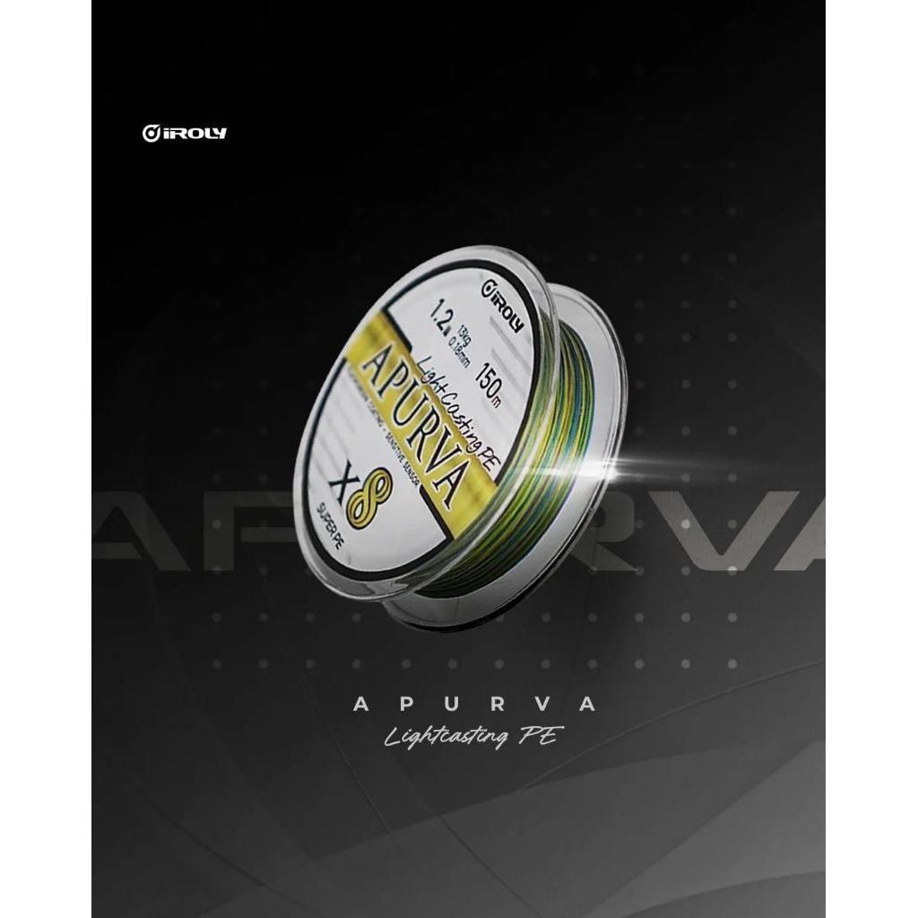 Senar PE Iroly Apurva x8 Light Casting PE 150M