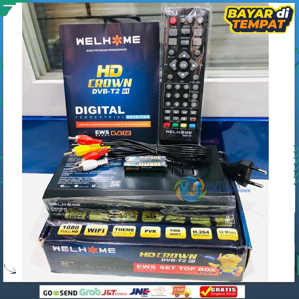 Set Top Box STB Digital / Set Top Box DVB- T2 01 / 02 Welhome PROMO