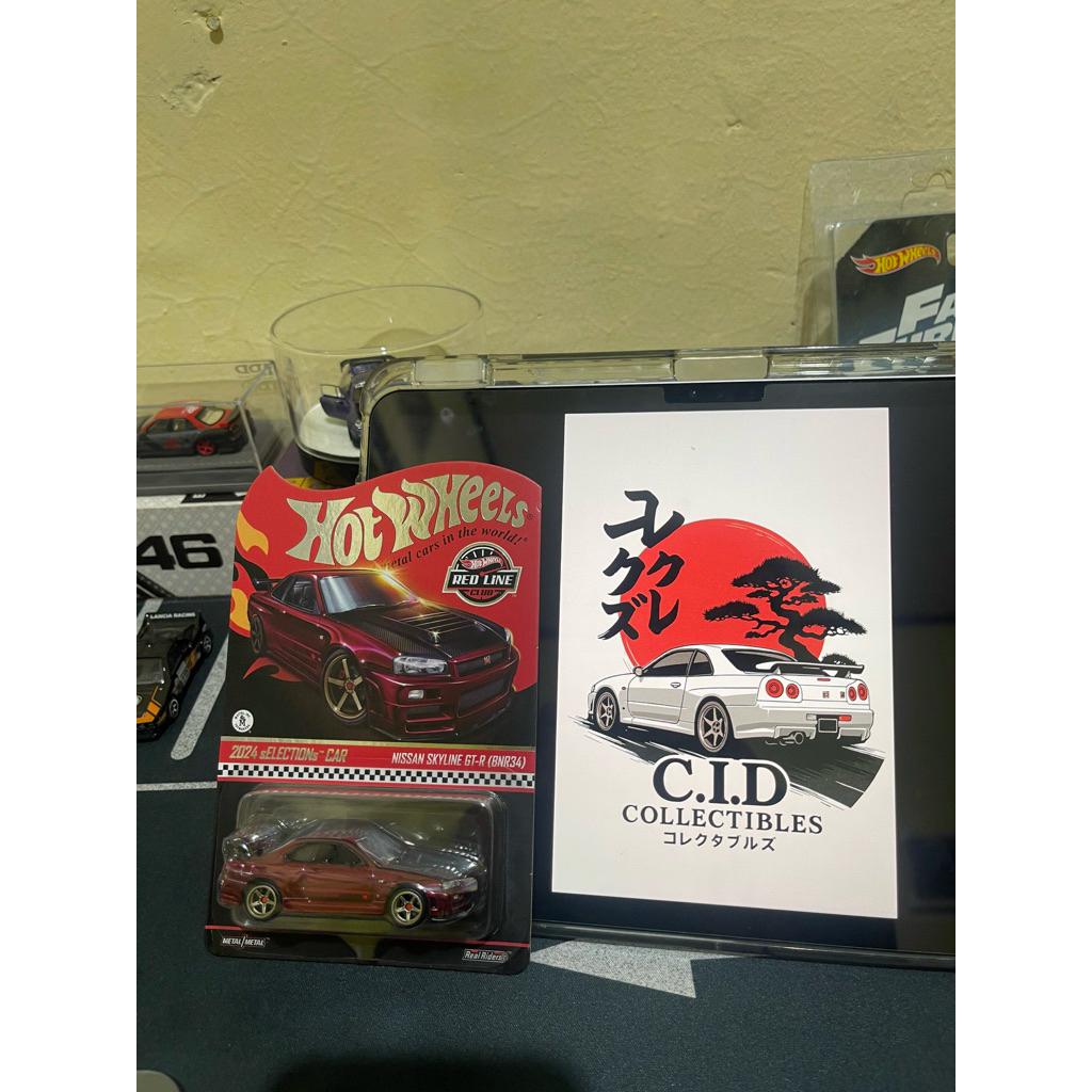 HOT WHEELS RLC R34 OXBLOOD MINUS