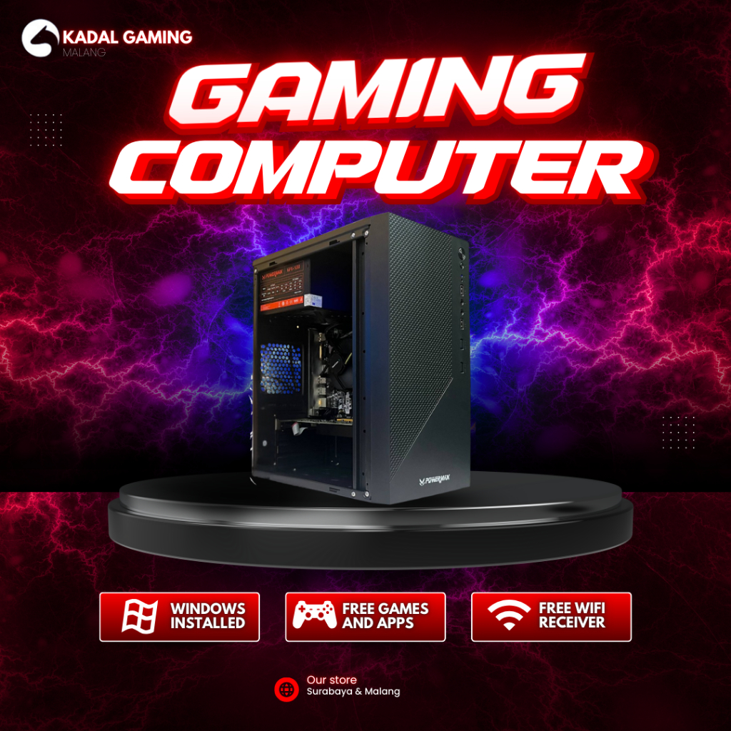 PC SET INTEL CORE I5 3470 8GB SSD 128GB MONITOR 16 INCH FULLSET UNTUK GAME POINTBLANK