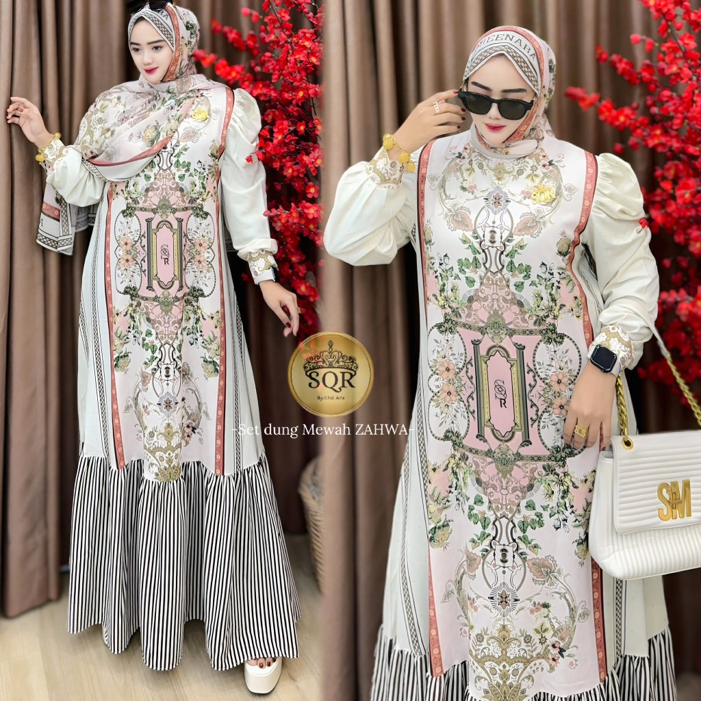 Gamis Zahwa | Gamis Zahwa Uni Ara | Gamis Uni Ara | Dress Zahwa | Dress Zahwa Uni Ara