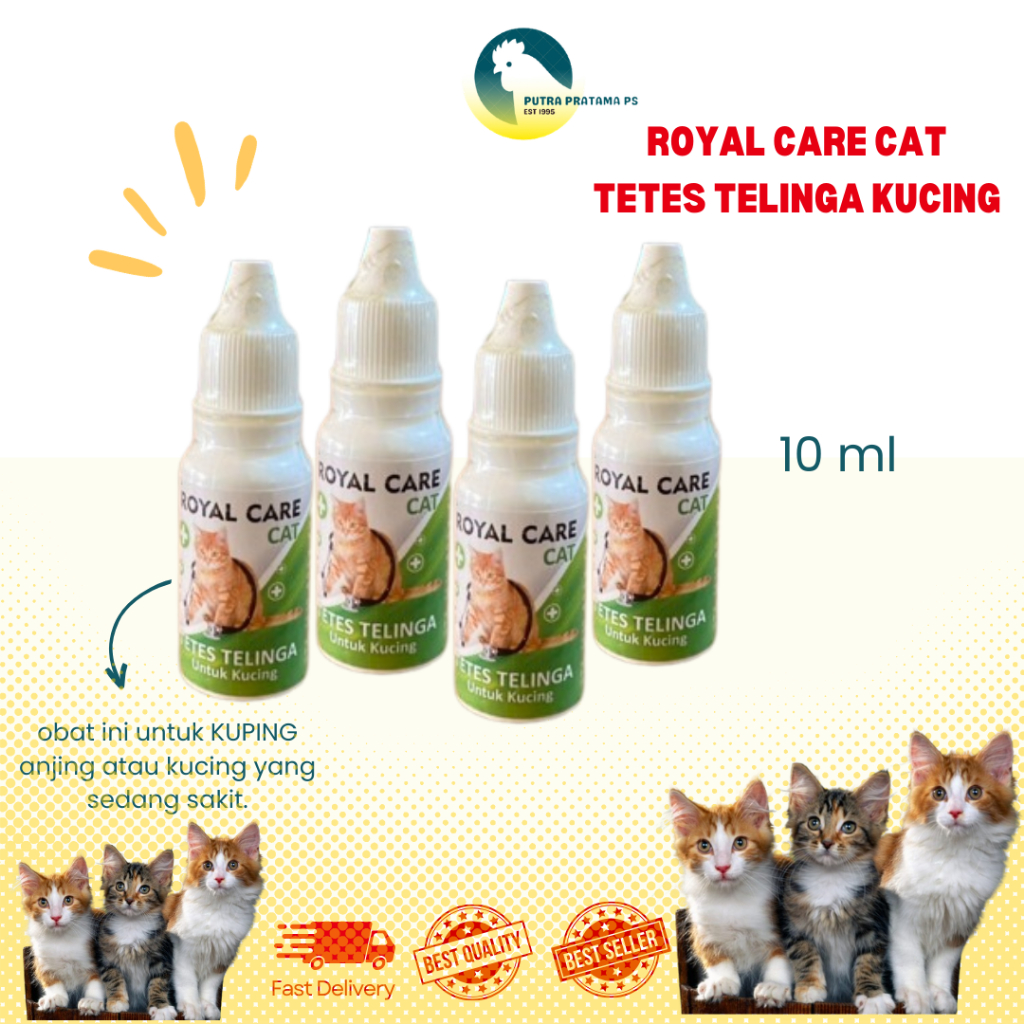 Telinga Royal care obat telinga kucing 10ml